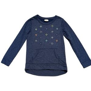 💎 Cat & Jack Navy Sweatshirt with Colorful Accents